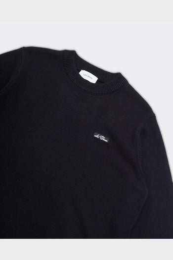 Crewneck Gary Knit Patch Nero - 2