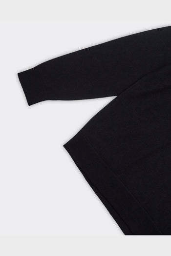 Maglione Relaxed Tray Merino Brushed Nero - 3