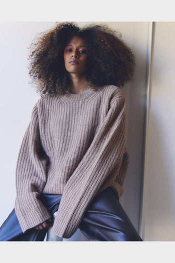 Maglione Rib Bently Taupe - 2