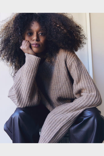 Maglione Rib Bently Taupe - 3