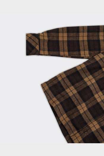 Overshirt Sacastor Check Marrone/Nera - 2