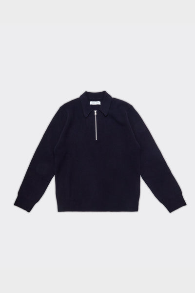 Polo Saiksaks Half Zip Knit Blu