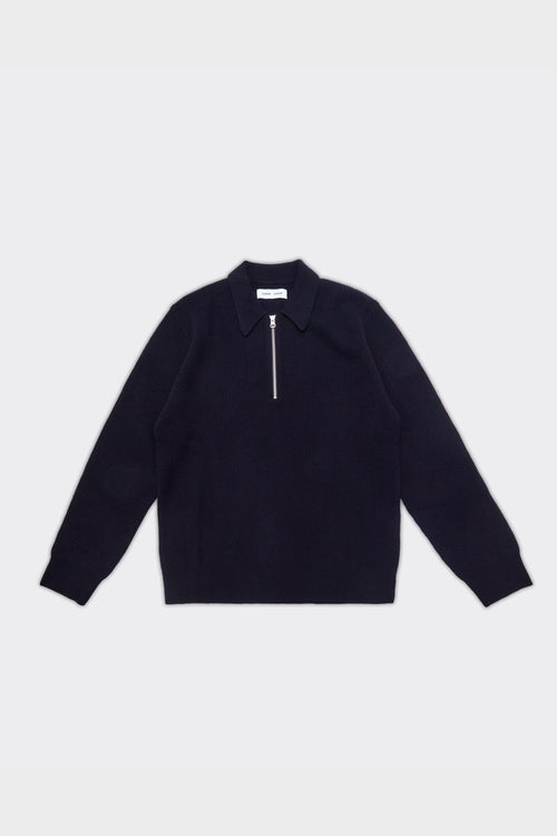 Polo Saiksaks Half Zip Knit Blu
