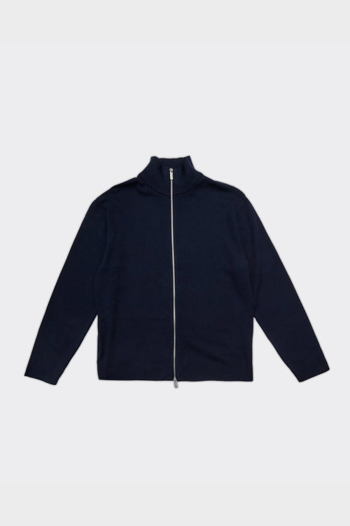 Cardigan Teller Relaxed Zip Sky Captain