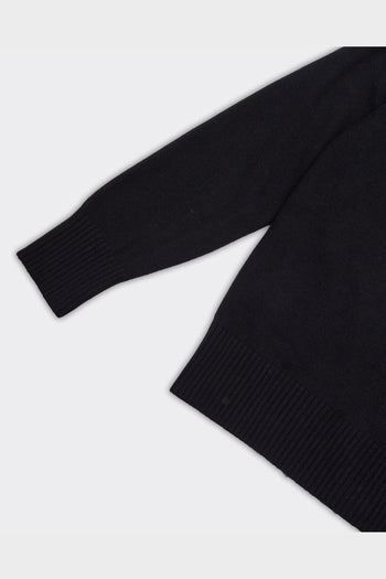 Crewneck Knit Calle Relaxed Cashmere Blend Nero - 3