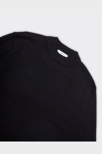 Crewneck Knit Calle Relaxed Cashmere Blend Nero - 2
