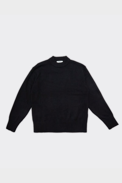 Crewneck Knit Calle Relaxed Cashmere Blend Nero