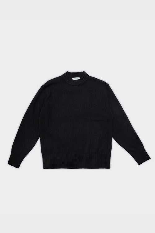 Crewneck Knit Calle Relaxed Cashmere Blend Nero