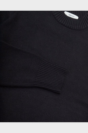Crewneck Knit Calle Relaxed Cashmere Blend Nero - 4