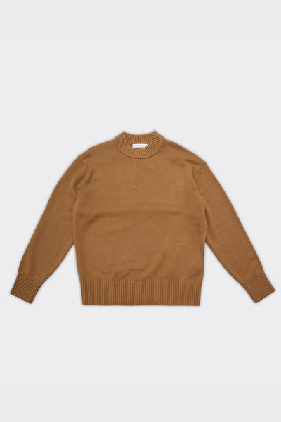 Crewneck Knit Calle Relaxed Cashmere Blend Chipmunk
