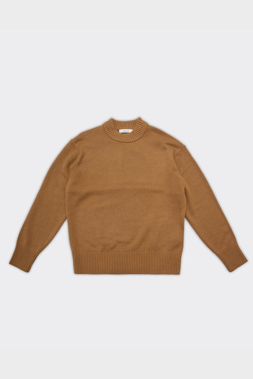 Crewneck Knit Calle Relaxed Cashmere Blend Chipmunk