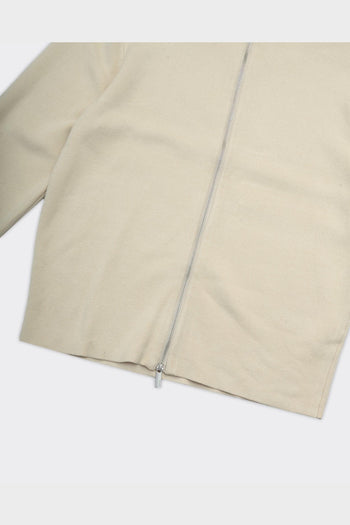 Cardigan Teller Relaxed Zip Oatmeal - 2