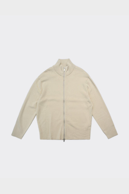 Cardigan Teller Relaxed Zip Oatmeal