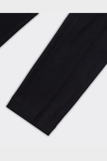 Pantalone Straight Terry Wool Blend Nero - 2