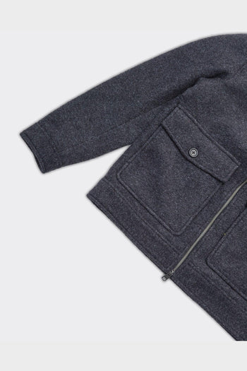 Giacca Jakob Wool Blend Grey Melange - 3