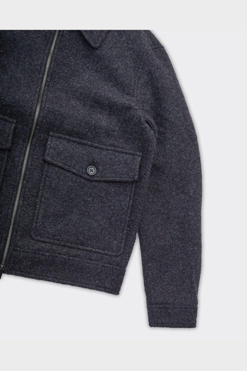 Giacca Jakob Wool Blend Grey Melange - 4