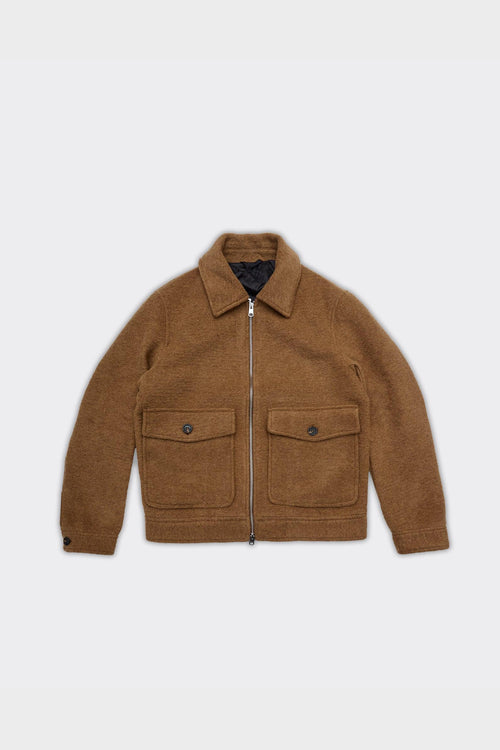 Giacca Jakob Wool Blend Chipmunk