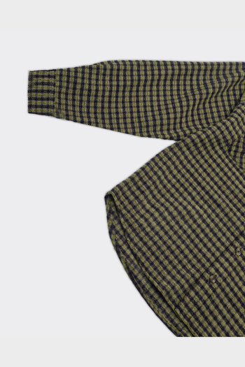 Camicia Plaid Check Nera/Verde - 3