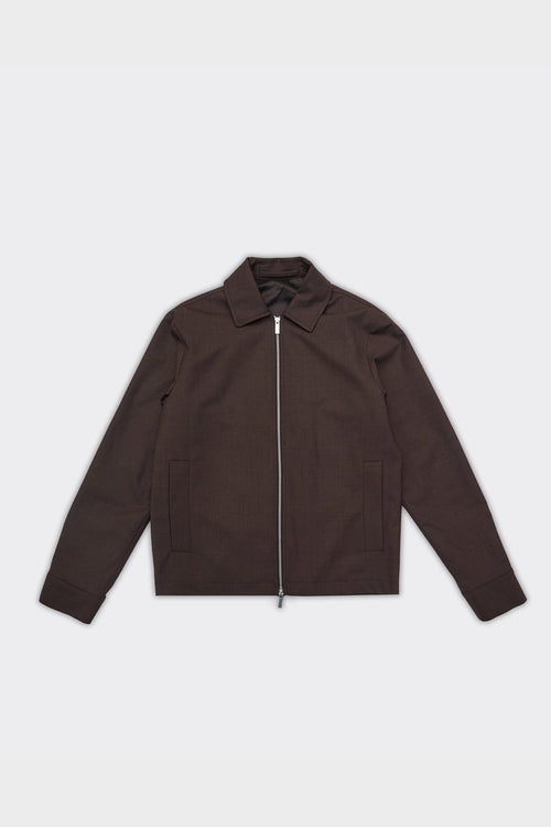 Giacca Theo Wool Blend Marrone