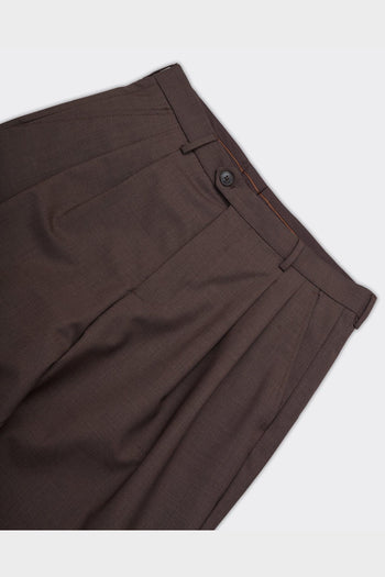Pantalone Theo Relaxed Marrone - 2