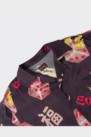 Camicia Allover Printed Aloha Nera - 2