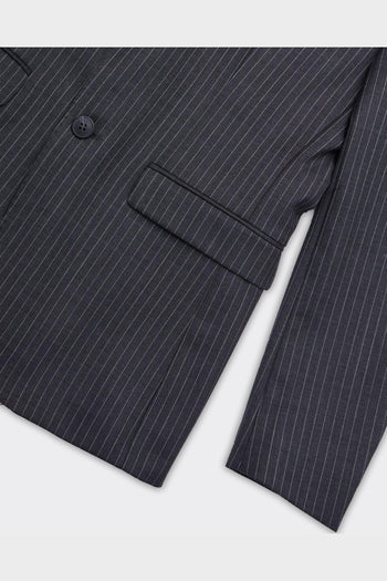 Blazer Theo Pinstriped Grigio - 3