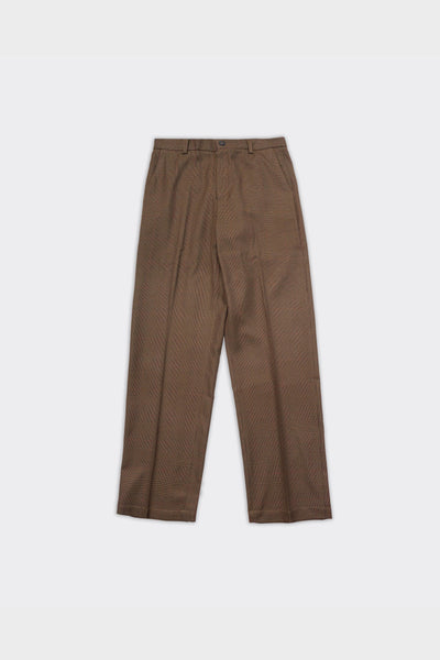 Pantalone Sartoriale Randall Houndstooth Marrone