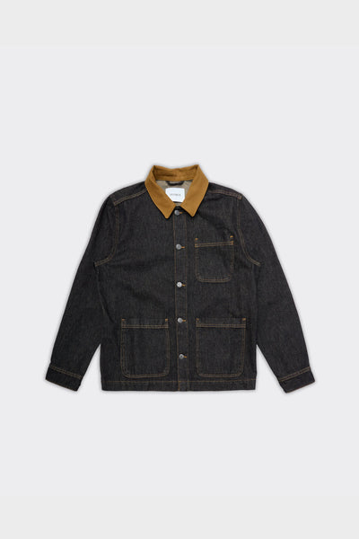 Giacca Layton Overshirt Denim Nera