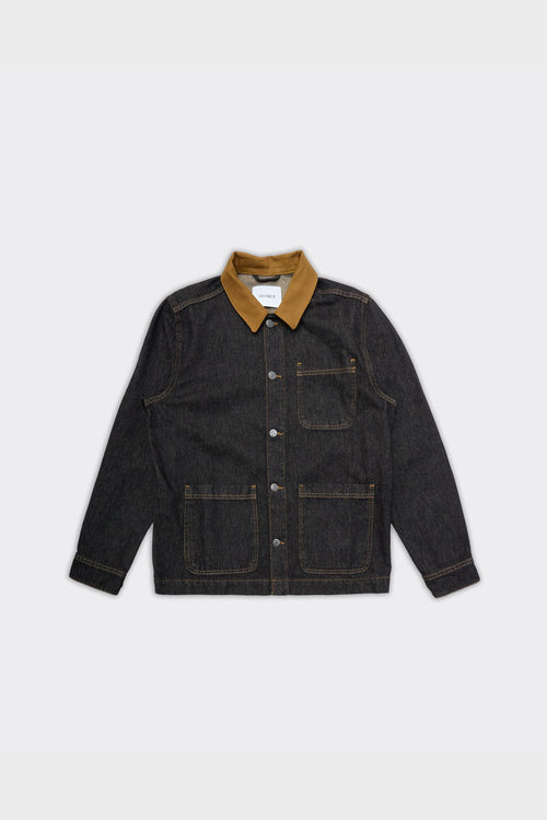 Giacca Layton Overshirt Denim Nera