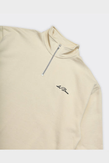 Felpa Crew Half-Zip Avorio - 3