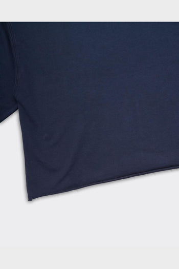 Felpa Studio Crop Blu - 4