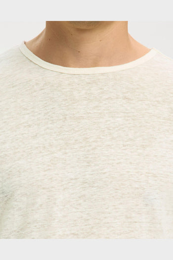 T-Shirt Bet Linen Egret - 4