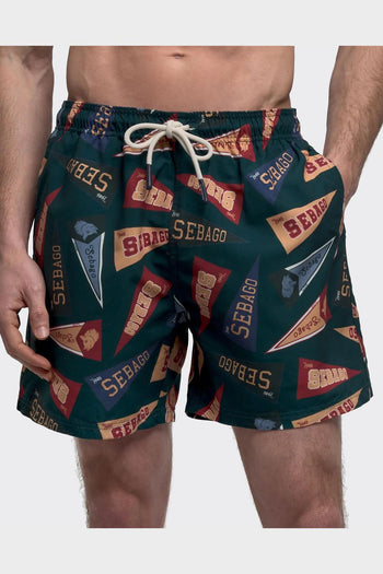 Shorts Sandbeach Fancy Pennant Green - 4