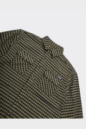 Camicia Plaid Check Nera/Verde - 2