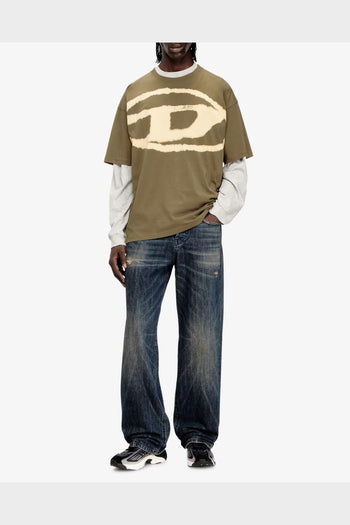 T-Shirt T-Boxt Bleach Olive/Green - 3