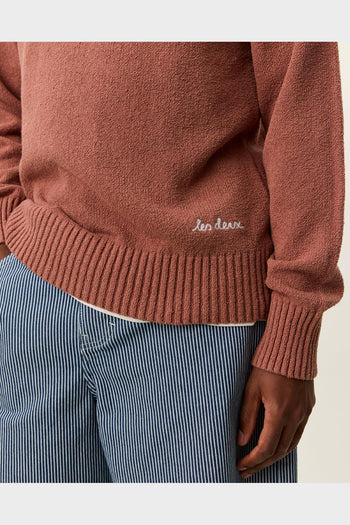 Crewneck Knit Brad Cognac Red - 3