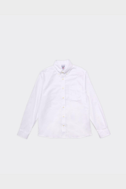 Camicia Whaleback Button Down Bianca