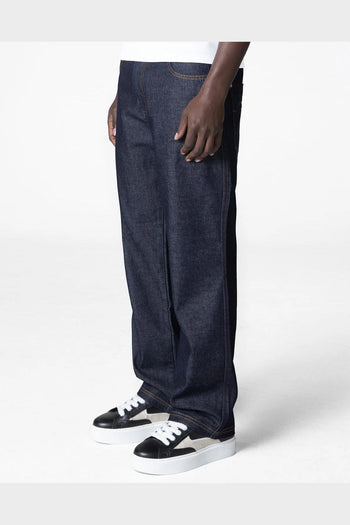 Jeans Essential Straight Fit Denim Raw Indigo - 3