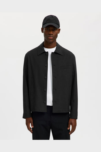 Giacca Overshirt Robert Nera - 3
