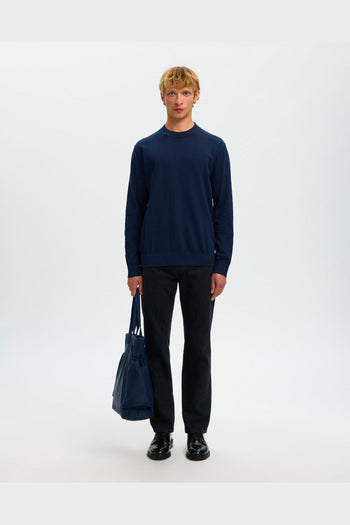 Pullover Torino Ls Knit Blu - 3