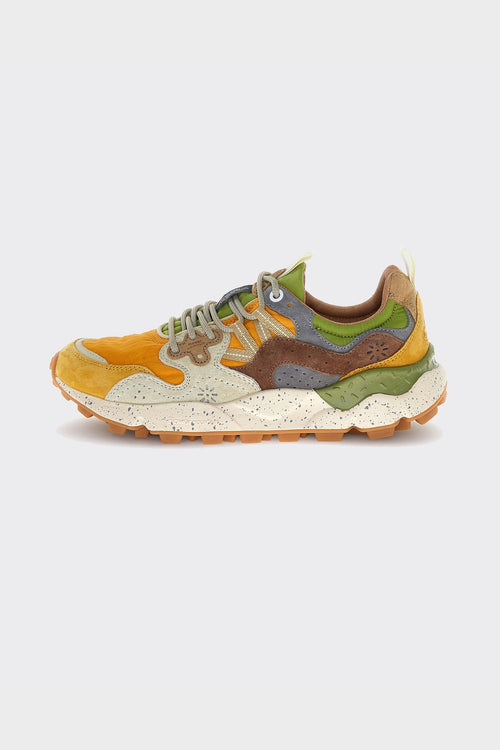 Sneakers Yamano 3 Uni Suede-Nylon Ocher/Orange§/Beige