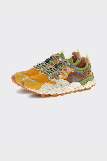 Sneakers Yamano 3 Uni Suede-Nylon Ocher/Orange§/Beige - 3