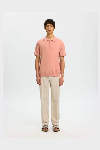 Polo Tray SS Half Zip Rose Dawn - 3