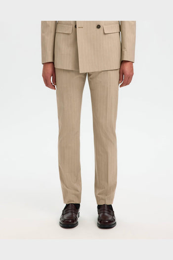 Pantalone Liam Slim Flex Pinstriped Sand - 2