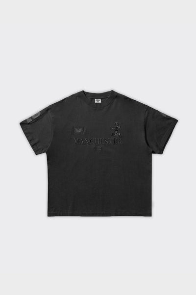 T-Shirt Manc Washed Black