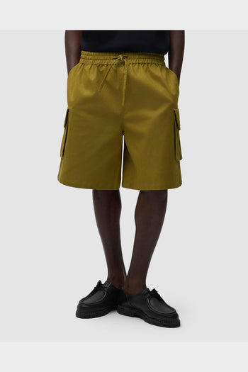 Shorts Linen Cargo Verdi - 2
