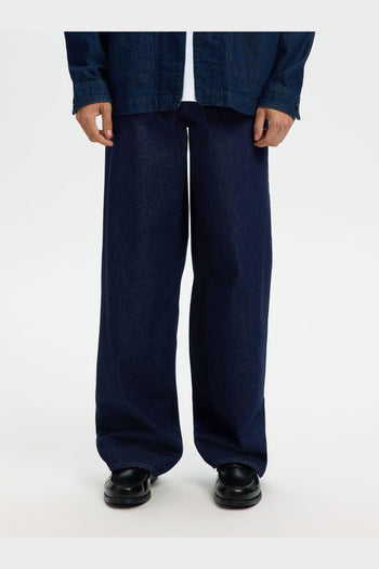 Jeans Wide Fit Be Lando Rinse Denim Dark Blu - 2