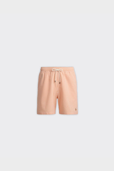 Costume Traveler Mid Trunk Seersucker Peach Stripe
