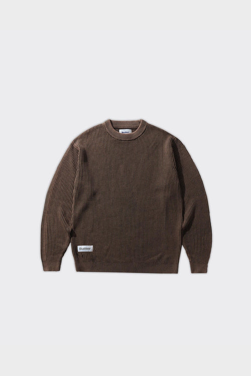 Maglione Knit Bleach Marrone