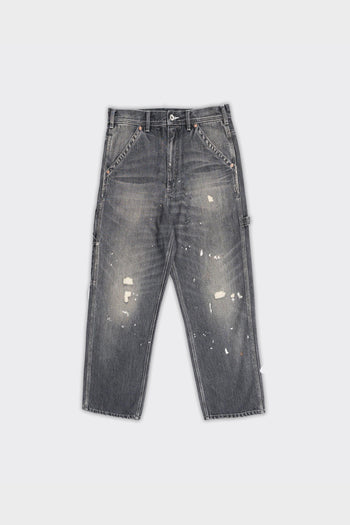 Jeans Vintage Patchwork Denim Grigio - 2